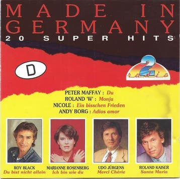 Various - Made In Germany - 20 Super Hits, Cd's en Dvd's, Verzenden, Gebruikt