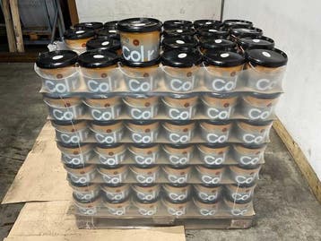 Veiling - 24x Col.r tuinbeits - Bruin - 3 ltr, Bricolage & Construction, Peinture, Vernis & Laque