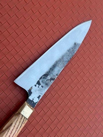 Custom Hand-Forged Premium Chefs Knife - Tafelmes - Staal,