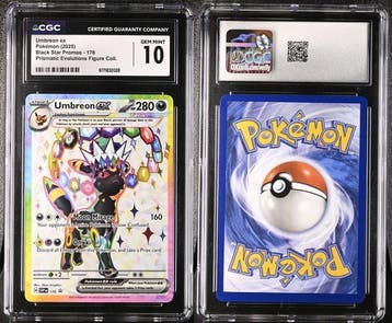 Pokémon - 1 Graded card - Umbreon 176 Promo card, Full art,, Hobby en Vrije tijd, Nieuw