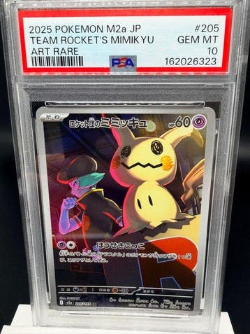 Pokémon - 1 Graded card - Team Rockets Mimikyu - 205/193 -
