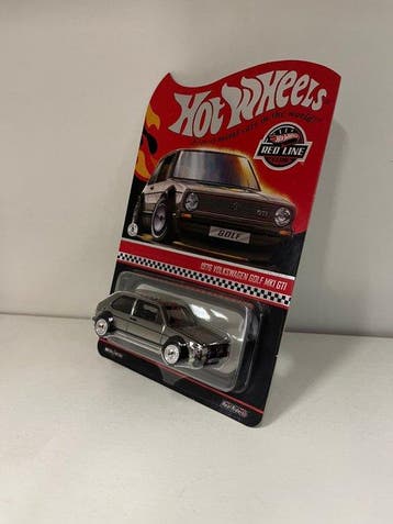 Hot Wheels 1:64 - Modelauto - Volkswagen golf MK1 gti - Hor, Hobby en Vrije tijd, Nieuw