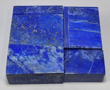 Lapis Lazuli-edelsteen Sieradenkistjes - Hoogte: 141 mm -