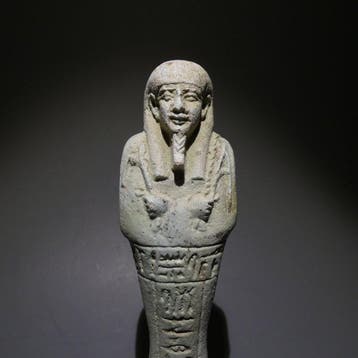 Égypte ancienne Faience Shabti, pour Padi-Usir