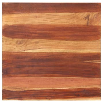 vidaXL Tafelblad 25-27 mm 70x70 cm massief acaciahout, Huis en Inrichting, Verzenden, Nieuw