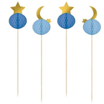 Cocktailprikkers Eid Ramadan 17cm, Verzenden, Nieuw
