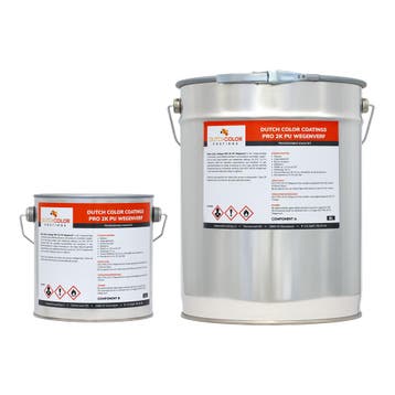 DCC PRO 2K PU Wegenverf Wit 5L, Verzenden, Nieuw, Wit