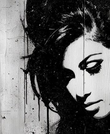 David Law (1967) - Amy Winehouse (Stencil)