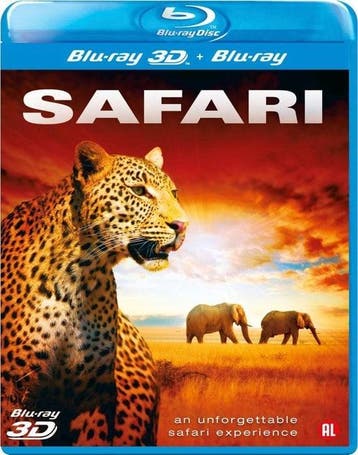 Safari 3D en 2D (blu-ray tweedehands film), Ophalen of Verzenden, Nieuw in verpakking