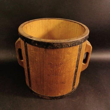 Grote vintage Japanse houten graanvat Masu-Taru - Hout -