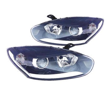 Phares Pour Renault Megane IV 14- Noir, Autos : Pièces & Accessoires, Verzenden