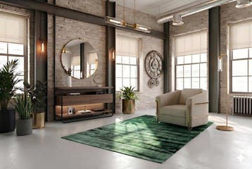 Gabbeh vert doux - Tapis - 150 cm - 90 cm - non utilisé et