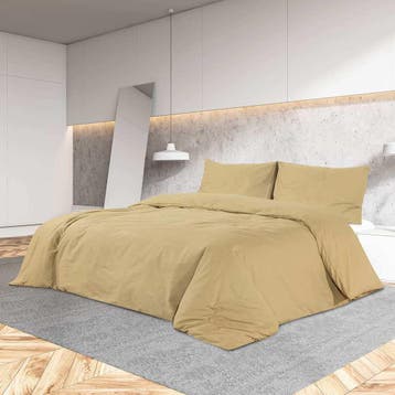 vidaXL Dekbedovertrekset lichtgewicht 200x200 cm microvezel, Verzenden, Nieuw