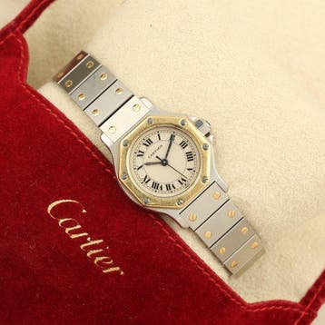 Cartier - Santos Octagon - 0907 - Dames - 1990-1999, Nieuw