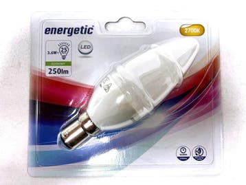 Veiling - 59x Energetic LED-lamp B15, Nieuw