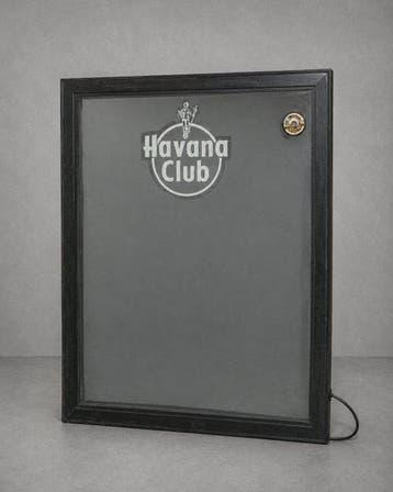 Enseigne lumineuse publicitaire Havana Club - Panneau