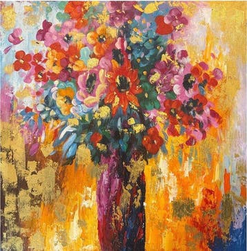 Nguyn V.L (1993) - Fleurs de Printemps 80 80 cm