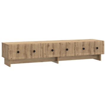 vidaXL TV Kast Artisanaal eiken 147 x 34,5 x 30 cm Bewerkt, Verzenden, Nieuw