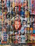 Elmago - Steve mcqueen sport legend 3 codebarre (large), Antiek en Kunst