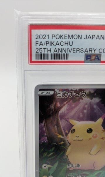 Pokémon - 1 Graded card - Pikachu 001/028 Full art, Foil,