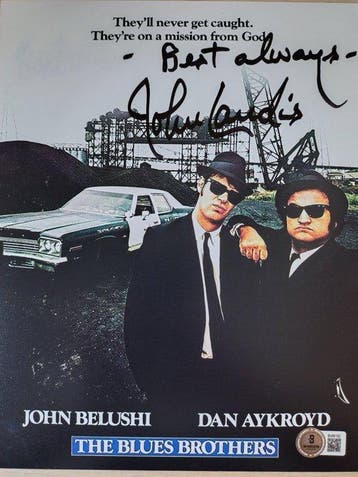 The Blues Brothers - John Landis (Director) - Autograph,, Collections, Cinéma & Télévision