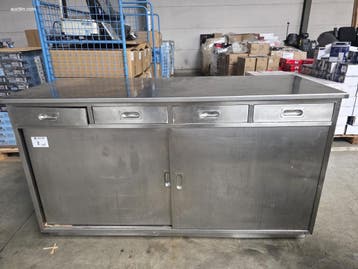 Inox keukenkast, Nieuw in verpakking