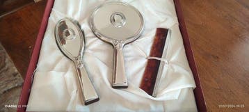 Vintage Toiletset (3) - .925 zilver - Zeldzaam toiletset uit, Antiek en Kunst