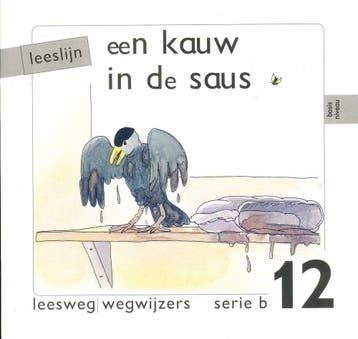 Leeslijn versie 1 wegwijzers serie B deel 12 Een kauw in de, Verzenden, Nieuw
