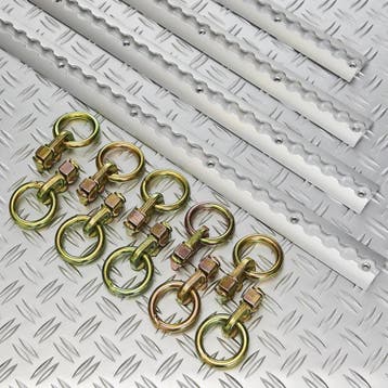 Datona Bindrails (4 stuks) voor bedrijfswagens - 150 cm,, Ophalen of Verzenden, Nieuw