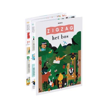 Zigzag - Het bos / Zigzag 9789401483674 Makii, Verzenden, Zo goed als nieuw, Makii