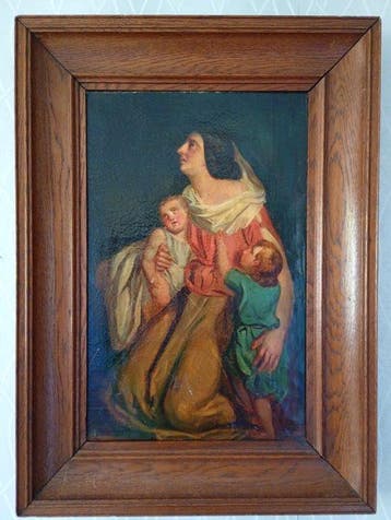 Han van Meegeren (1889-1947) - Moeder met twee kinderen