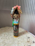 Statue, Japanese Kokeshi doll - 17 cm - Bois, Antiquités & Art