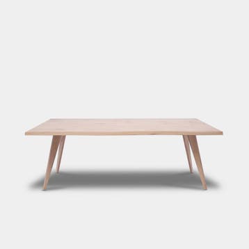 Tafel Boomstam Eikenhout  Hout Onderstel  180x90, Nieuw