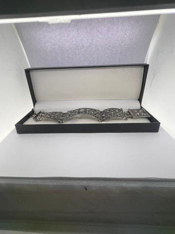 Zonder minimumprijs - Armband Zilver - Boek slot, Nieuw