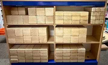 Haagse set 156 delig in Eromes kast blauw (nr.1), Verzenden, Nieuw