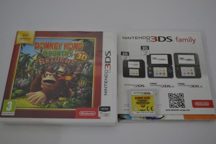 Donkey Kong Country Returns 3D (3DS HOL), Games en Spelcomputers, Games | Nintendo 2DS en 3DS