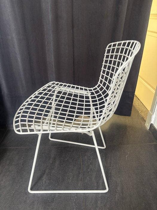 Knoll - Harry Bertoia - Stoel (2) - Side Stoel - Staal,, Antiek en Kunst, Antiek | Meubels | Stoelen en Sofa's