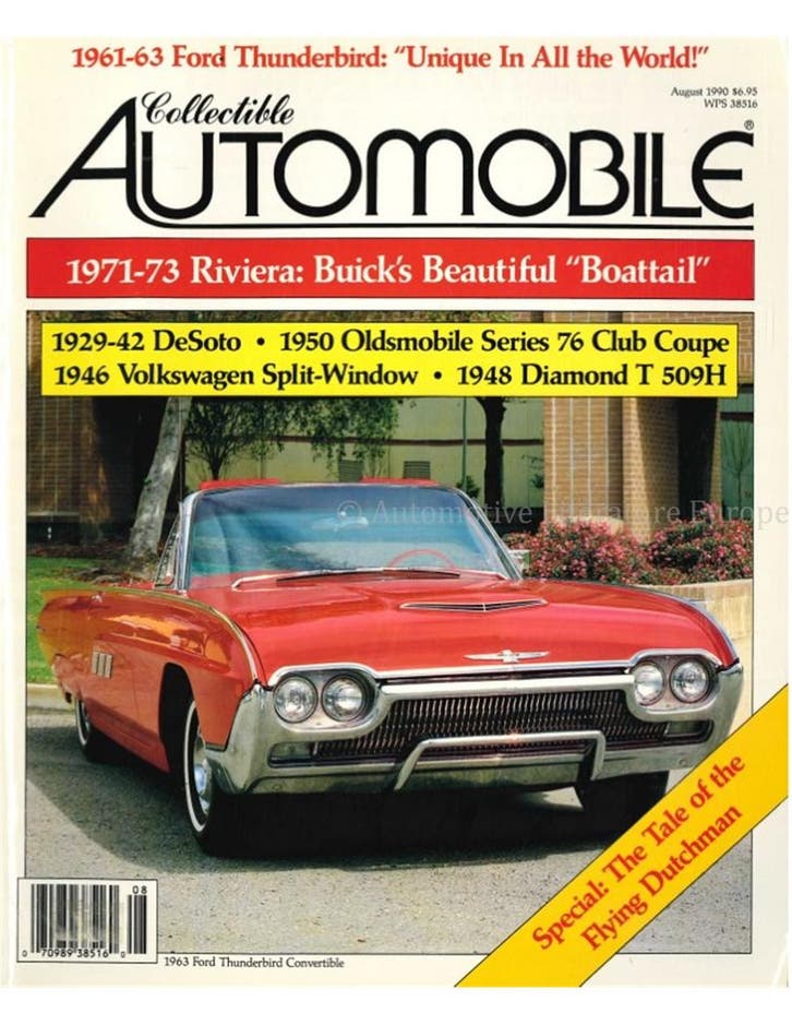 1990 COLLECTIBLE AUTOMOBILE MAGAZINE 02 ENGELS, Livres, Autos | Brochures & Magazines