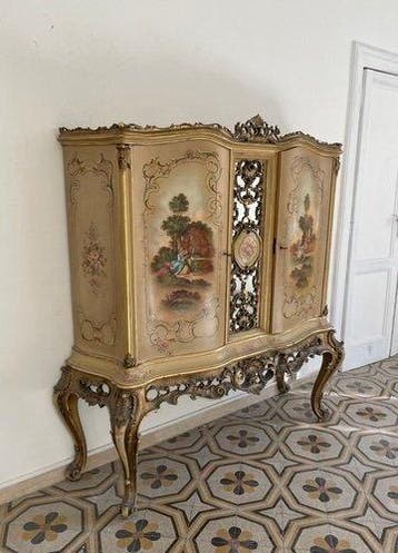 Credenza - Hout, Glas