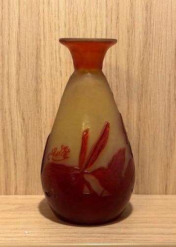 Emile Gallé - Emile Gallé - Vaas - Glas - Miniatuurvaas