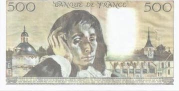 France Fay 71/28 500 Francs Pascal 06/01/1983 -w 168 Pres..., Verzenden, België