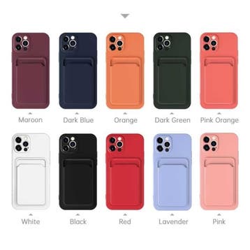 iPhone 13 Kaarthouder Hoesje - Wallet Card Slot Cover Roze, Verzenden, Nieuw