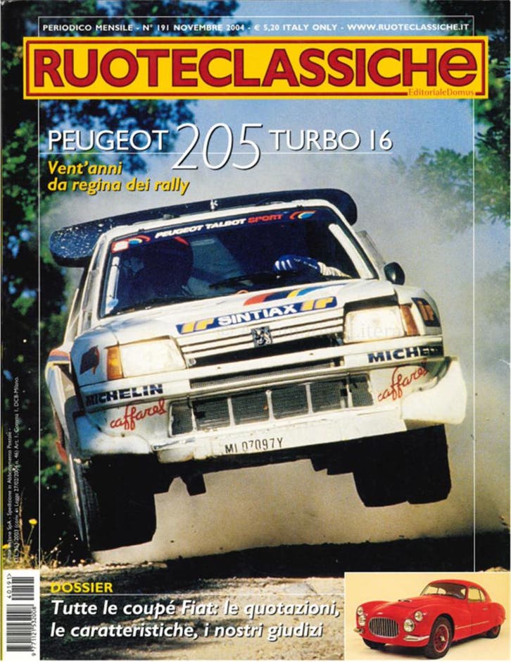 2004 RUOTECLASSICHE MAGAZINE 191 ITALIAANS, Livres, Autos | Brochures & Magazines