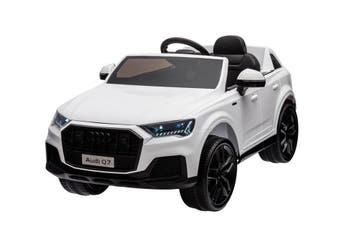 Audi Q7 elektrische kinderauto, 12 volt, rubber banden., Ophalen of Verzenden