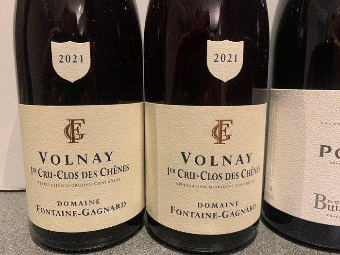 2021 x 2 Domaine Fontaine-Gagnard Volnay 1° Cru Clos des, Collections, Vins