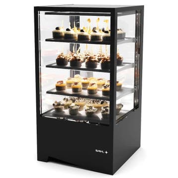 Koelvitrine | INTEGRA | Zwart | +2°C/+6°C | Geforceerd | 4, Verzenden, Nieuw in verpakking