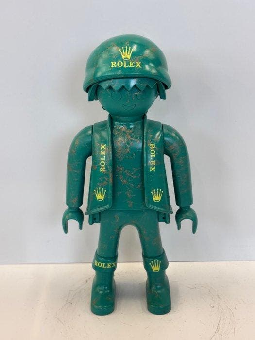 Rob VanMore - Playmobil VANMORE Rolex XXL - 63cm, Antiek en Kunst, Kunst | Schilderijen | Modern