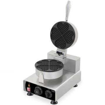 Wafelijzer | Enkel | Hartvormige  Wafels (87x80x14mm) | 1kW, Verzenden, Nieuw in verpakking