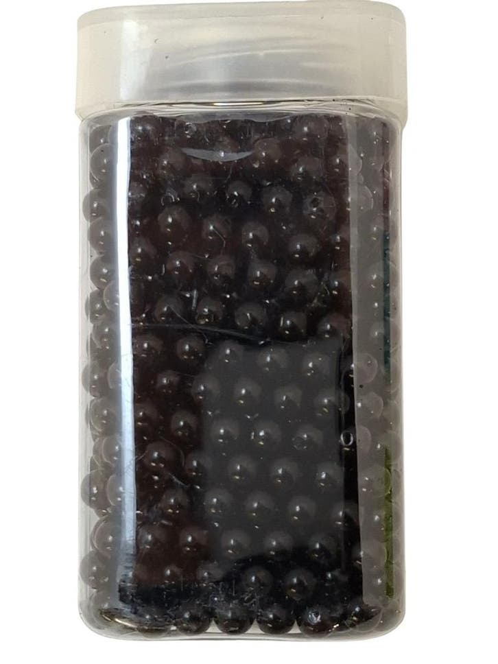 Rijgparels Pearls Zwart 8 mm 220 gr. 475 stuks, Huis en Inrichting, Woonaccessoires | Kunstplanten en Kunstbloemen, Nieuw