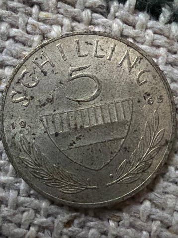 Autriche. Schilling 1965, Mann reitet auf Pferd - 5,2g